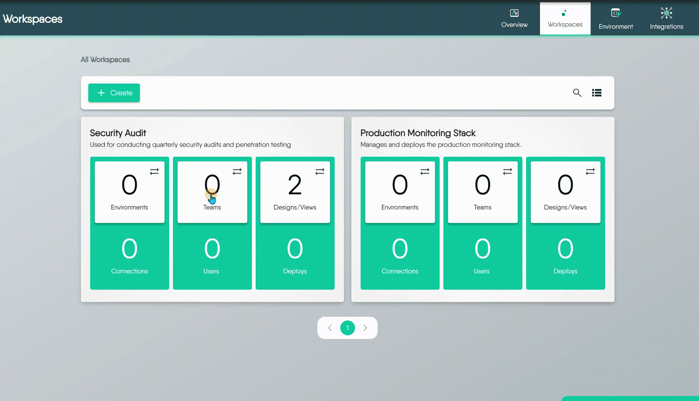 Animation showing team assignment process