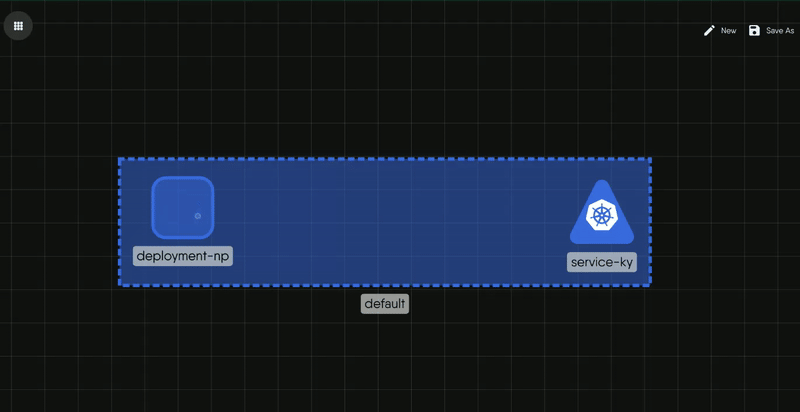 Creating a network edge between two components