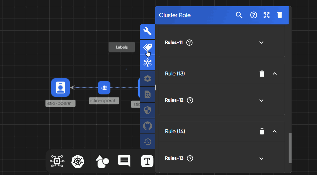 Adding labels to components